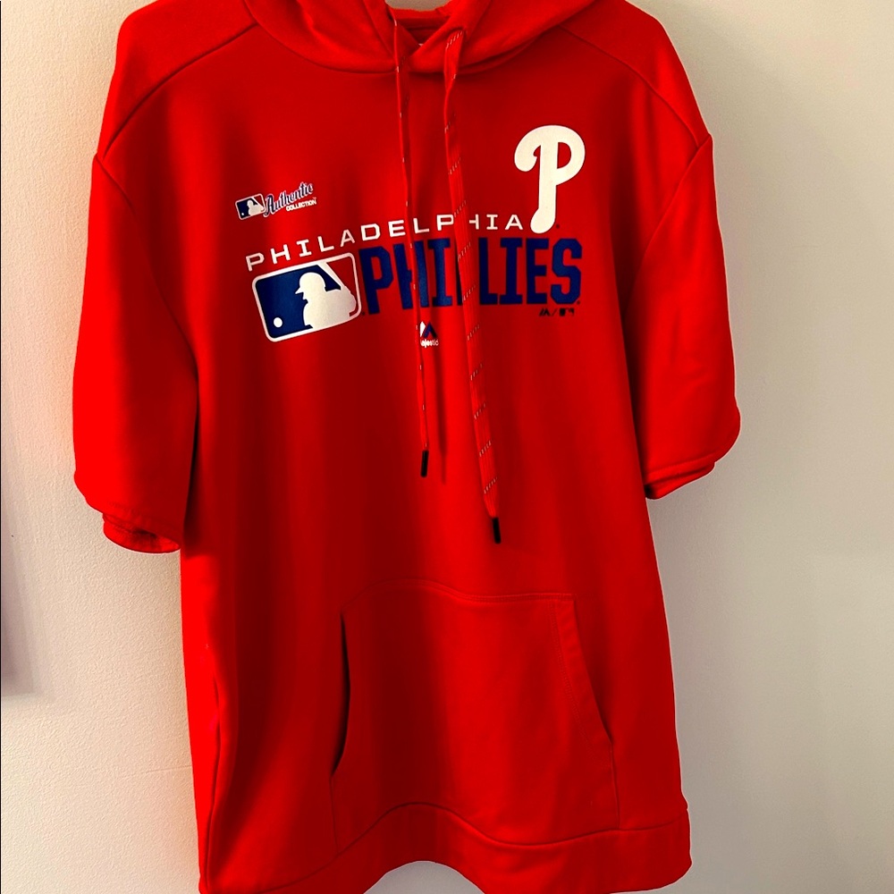 Philadelphia Phillies Short Sleeve Hoodie